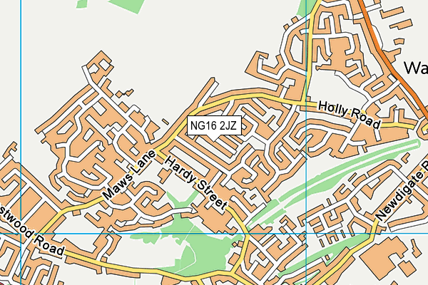 NG16 2JZ map - OS VectorMap District (Ordnance Survey) NG16 2JZ map - OS VectorMap District (Ordnance Survey)