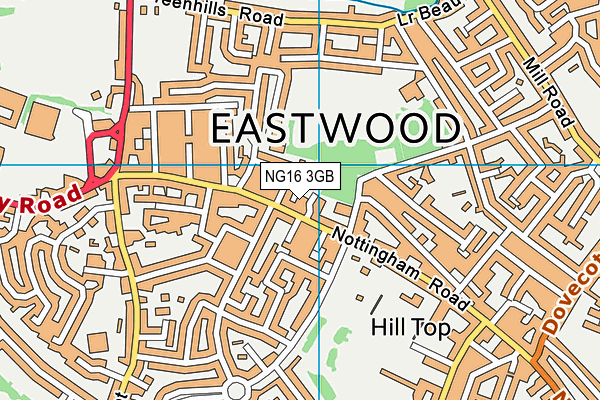NG16 3GB map - OS VectorMap District (Ordnance Survey) NG16 3GB map - OS VectorMap District (Ordnance Survey)