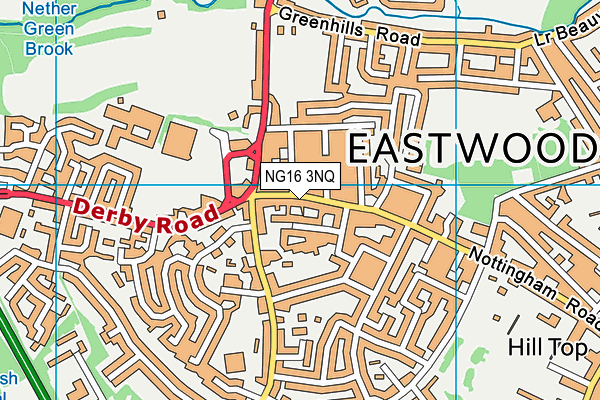 NG16 3NQ map - OS VectorMap District (Ordnance Survey) NG16 3NQ map - OS VectorMap District (Ordnance Survey)