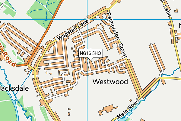NG16 5HQ map - OS VectorMap District (Ordnance Survey) NG16 5HQ map - OS VectorMap District (Ordnance Survey)