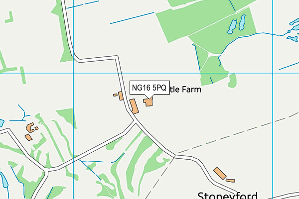 NG16 5PQ map - OS VectorMap District (Ordnance Survey) NG16 5PQ map - OS VectorMap District (Ordnance Survey)