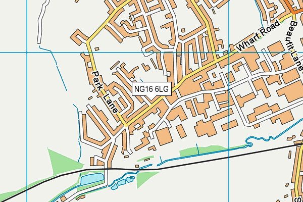 NG16 6LG map - OS VectorMap District (Ordnance Survey) NG16 6LG map - OS VectorMap District (Ordnance Survey)