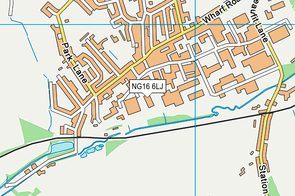 NG16 6LJ map - OS VectorMap District (Ordnance Survey) NG16 6LJ map - OS VectorMap District (Ordnance Survey)