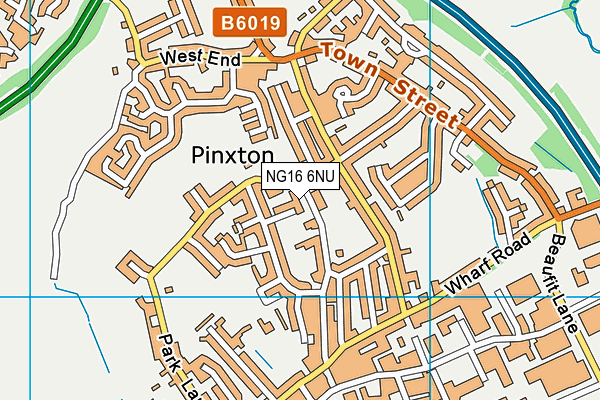 NG16 6NU map - OS VectorMap District (Ordnance Survey) NG16 6NU map - OS VectorMap District (Ordnance Survey)