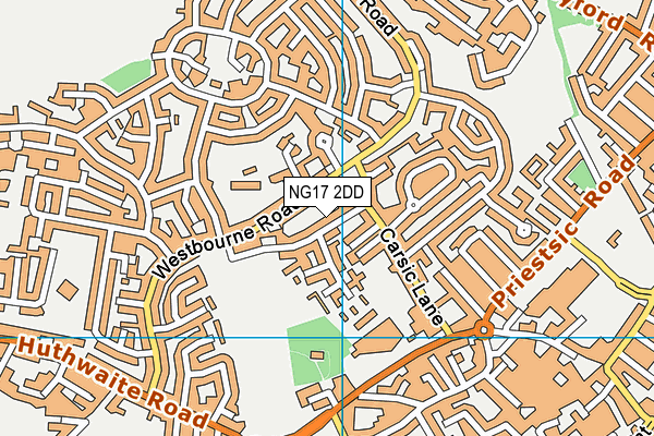 NG17 2DD map - OS VectorMap District (Ordnance Survey) NG17 2DD map - OS VectorMap District (Ordnance Survey)