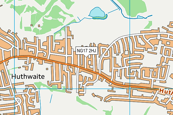 NG17 2HJ map - OS VectorMap District (Ordnance Survey) NG17 2HJ map - OS VectorMap District (Ordnance Survey)