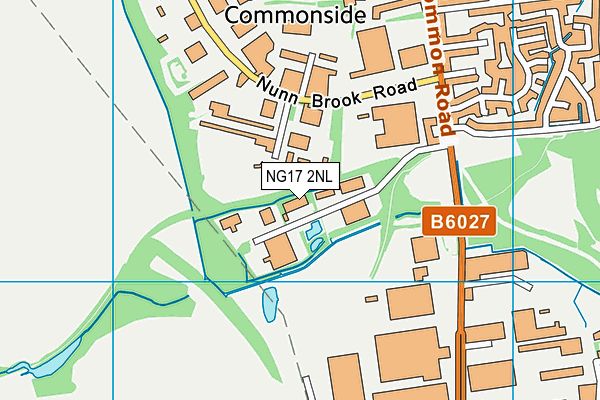 NG17 2NL map - OS VectorMap District (Ordnance Survey) NG17 2NL map - OS VectorMap District (Ordnance Survey)