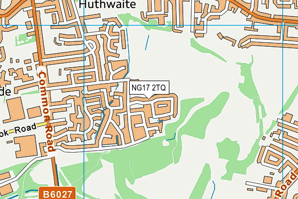 NG17 2TQ map - OS VectorMap District (Ordnance Survey) NG17 2TQ map - OS VectorMap District (Ordnance Survey)