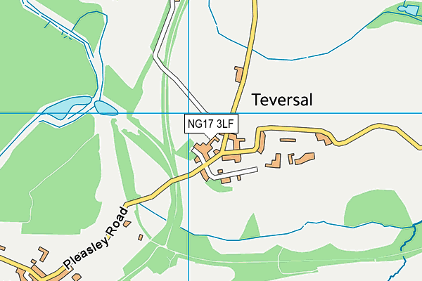 NG17 3LF map - OS VectorMap District (Ordnance Survey) NG17 3LF map - OS VectorMap District (Ordnance Survey)