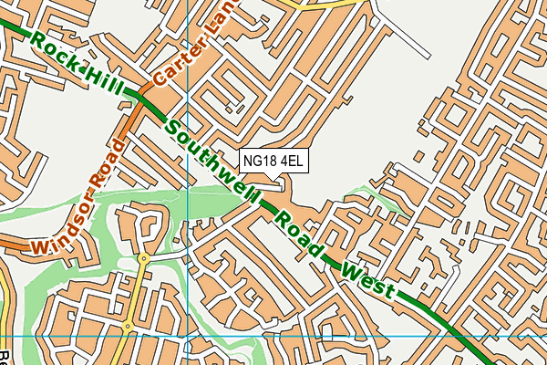 NG18 4EL map - OS VectorMap District (Ordnance Survey) NG18 4EL map - OS VectorMap District (Ordnance Survey)