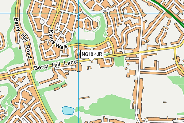NG18 4JR map - OS VectorMap District (Ordnance Survey) NG18 4JR map - OS VectorMap District (Ordnance Survey)