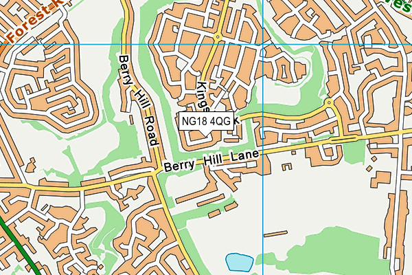 NG18 4QG map - OS VectorMap District (Ordnance Survey) NG18 4QG map - OS VectorMap District (Ordnance Survey)