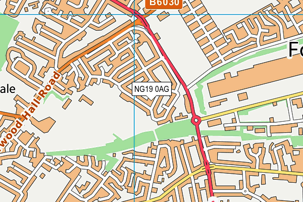 NG19 0AG map - OS VectorMap District (Ordnance Survey) NG19 0AG map - OS VectorMap District (Ordnance Survey)