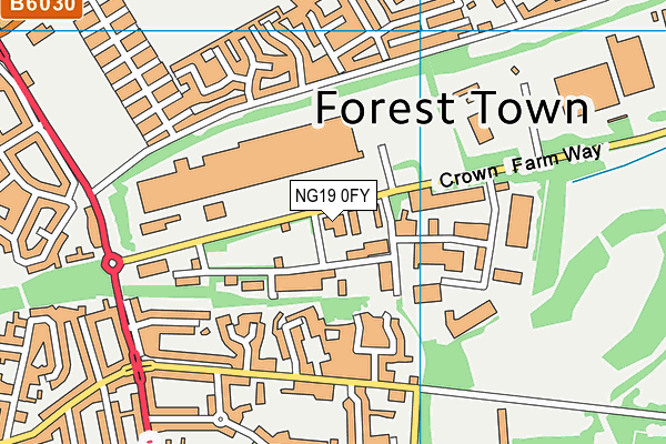 NG19 0FY map - OS VectorMap District (Ordnance Survey) NG19 0FY map - OS VectorMap District (Ordnance Survey)