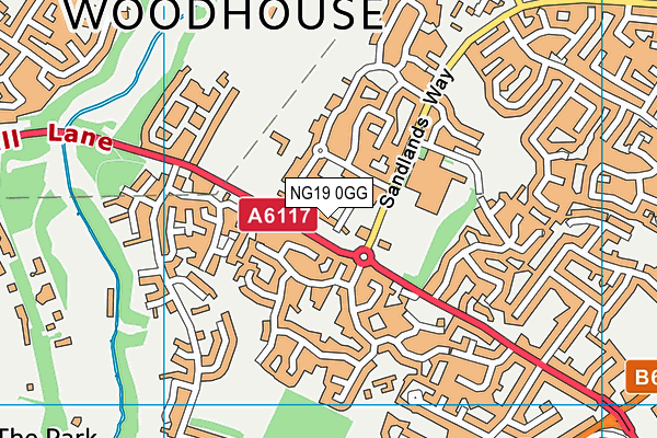 NG19 0GG map - OS VectorMap District (Ordnance Survey) NG19 0GG map - OS VectorMap District (Ordnance Survey)