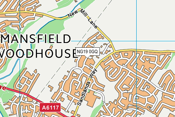 NG19 0GQ map - OS VectorMap District (Ordnance Survey) NG19 0GQ map - OS VectorMap District (Ordnance Survey)
