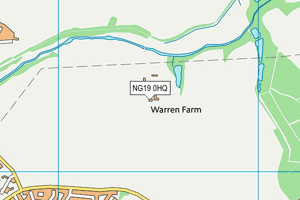 NG19 0HQ map - OS VectorMap District (Ordnance Survey) NG19 0HQ map - OS VectorMap District (Ordnance Survey)