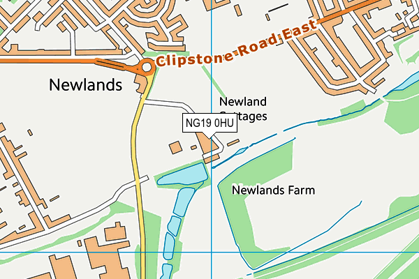 NG19 0HU map - OS VectorMap District (Ordnance Survey) NG19 0HU map - OS VectorMap District (Ordnance Survey)