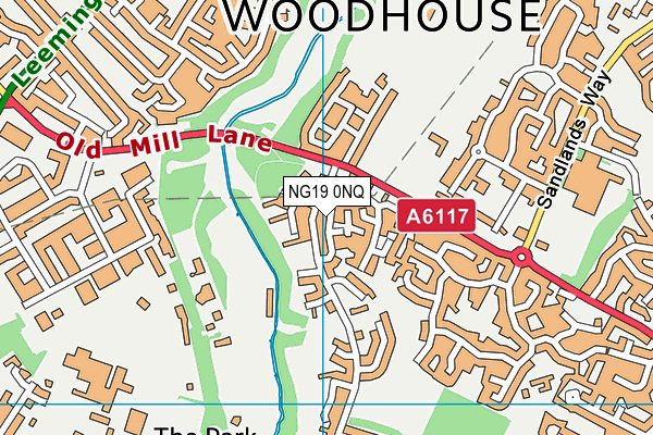 NG19 0NQ map - OS VectorMap District (Ordnance Survey) NG19 0NQ map - OS VectorMap District (Ordnance Survey)