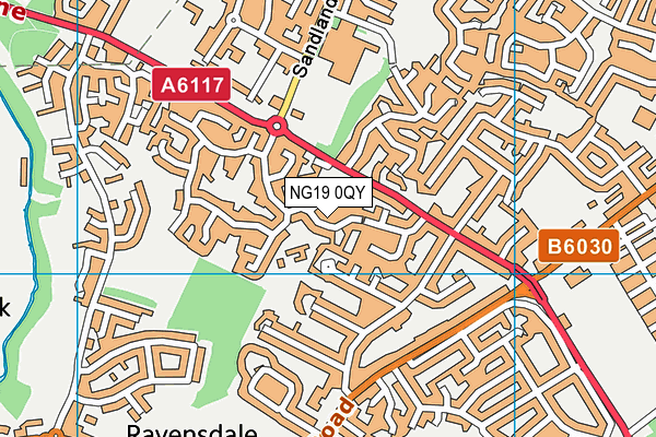 NG19 0QY map - OS VectorMap District (Ordnance Survey) NG19 0QY map - OS VectorMap District (Ordnance Survey)