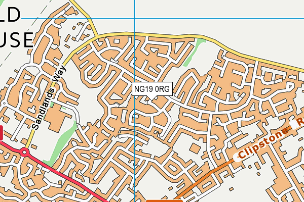 NG19 0RG map - OS VectorMap District (Ordnance Survey) NG19 0RG map - OS VectorMap District (Ordnance Survey)