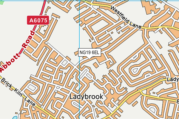 NG19 6EL map - OS VectorMap District (Ordnance Survey) NG19 6EL map - OS VectorMap District (Ordnance Survey)
