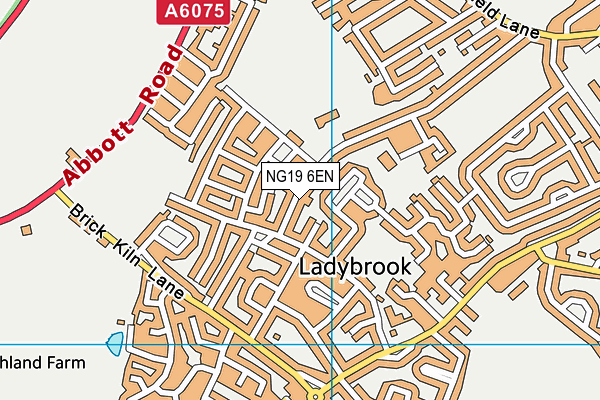 NG19 6EN map - OS VectorMap District (Ordnance Survey) NG19 6EN map - OS VectorMap District (Ordnance Survey)