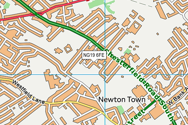 NG19 6FE map - OS VectorMap District (Ordnance Survey) NG19 6FE map - OS VectorMap District (Ordnance Survey)