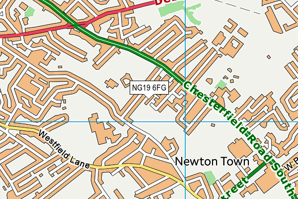 NG19 6FG map - OS VectorMap District (Ordnance Survey) NG19 6FG map - OS VectorMap District (Ordnance Survey)