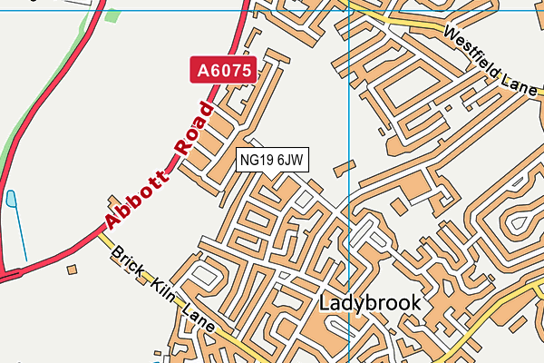 NG19 6JW map - OS VectorMap District (Ordnance Survey) NG19 6JW map - OS VectorMap District (Ordnance Survey)