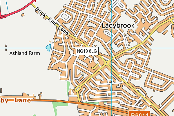NG19 6LG map - OS VectorMap District (Ordnance Survey)