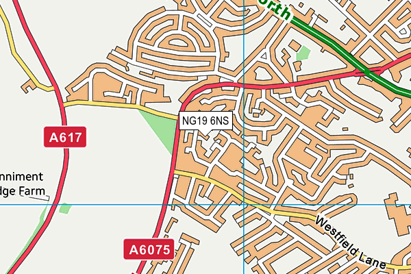 NG19 6NS map - OS VectorMap District (Ordnance Survey) NG19 6NS map - OS VectorMap District (Ordnance Survey)