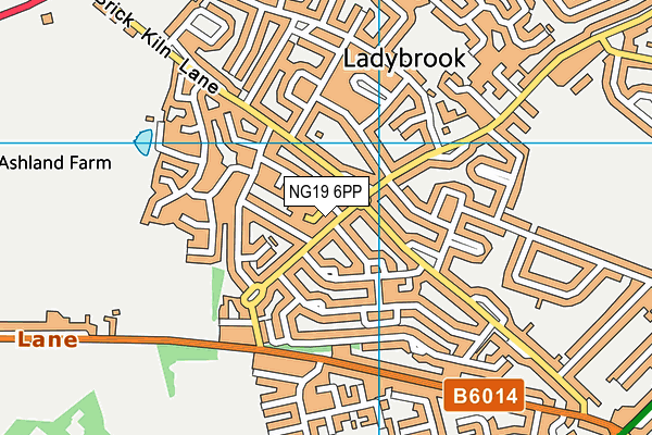 NG19 6PP map - OS VectorMap District (Ordnance Survey) NG19 6PP map - OS VectorMap District (Ordnance Survey)