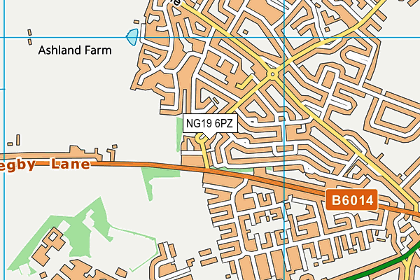 NG19 6PZ map - OS VectorMap District (Ordnance Survey) NG19 6PZ map - OS VectorMap District (Ordnance Survey)