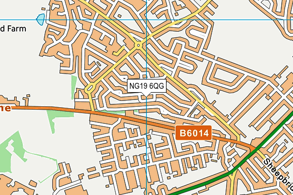 NG19 6QG map - OS VectorMap District (Ordnance Survey) NG19 6QG map - OS VectorMap District (Ordnance Survey)