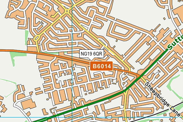 NG19 6QR map - OS VectorMap District (Ordnance Survey) NG19 6QR map - OS VectorMap District (Ordnance Survey)