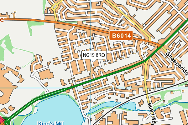 NG19 6RQ map - OS VectorMap District (Ordnance Survey) NG19 6RQ map - OS VectorMap District (Ordnance Survey)