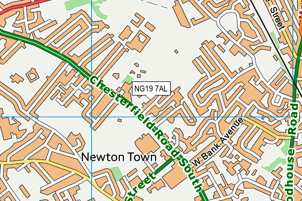 NG19 7AL map - OS VectorMap District (Ordnance Survey) NG19 7AL map - OS VectorMap District (Ordnance Survey)