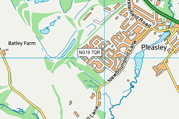 NG19 7QR map - OS VectorMap District (Ordnance Survey) NG19 7QR map - OS VectorMap District (Ordnance Survey)