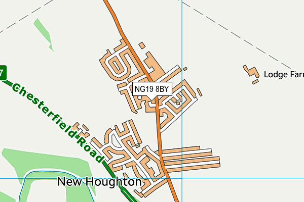 NG19 8BY map - OS VectorMap District (Ordnance Survey) NG19 8BY map - OS VectorMap District (Ordnance Survey)