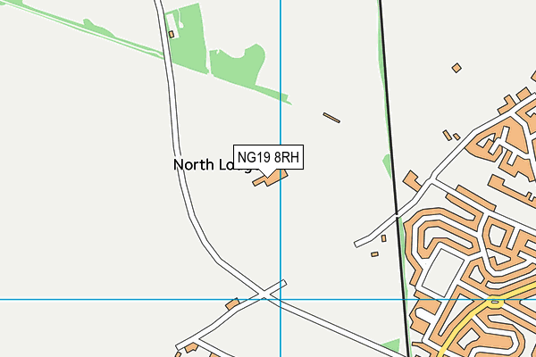 NG19 8RH map - OS VectorMap District (Ordnance Survey) NG19 8RH map - OS VectorMap District (Ordnance Survey)