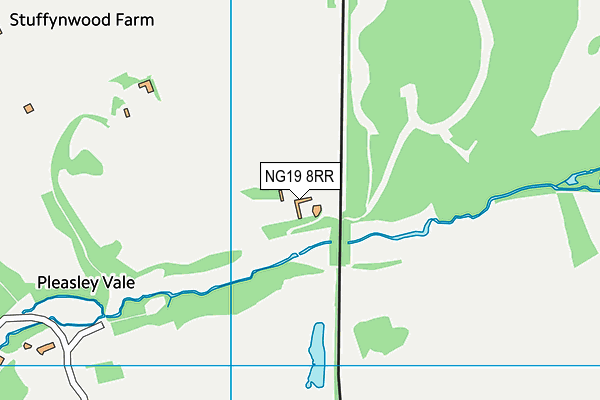 NG19 8RR map - OS VectorMap District (Ordnance Survey) NG19 8RR map - OS VectorMap District (Ordnance Survey)