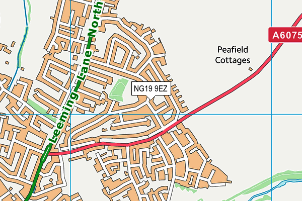 NG19 9EZ map - OS VectorMap District (Ordnance Survey) NG19 9EZ map - OS VectorMap District (Ordnance Survey)