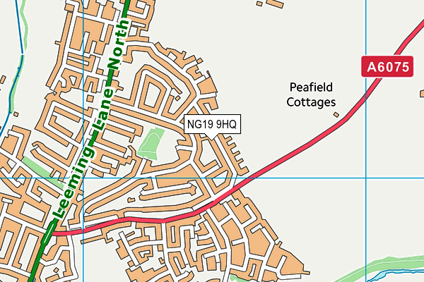 NG19 9HQ map - OS VectorMap District (Ordnance Survey) NG19 9HQ map - OS VectorMap District (Ordnance Survey)