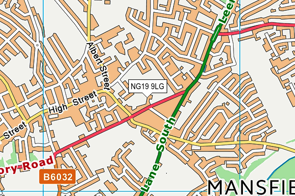 NG19 9LG map - OS VectorMap District (Ordnance Survey) NG19 9LG map - OS VectorMap District (Ordnance Survey)
