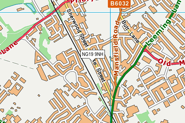 NG19 9NH map - OS VectorMap District (Ordnance Survey) NG19 9NH map - OS VectorMap District (Ordnance Survey)