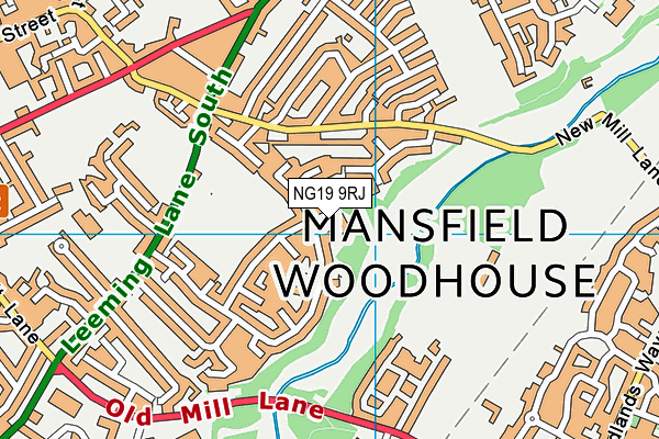 NG19 9RJ map - OS VectorMap District (Ordnance Survey) NG19 9RJ map - OS VectorMap District (Ordnance Survey)