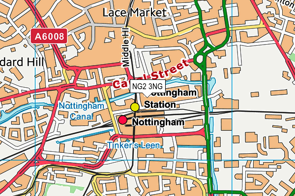 NG2 3NG map - OS VectorMap District (Ordnance Survey) NG2 3NG map - OS VectorMap District (Ordnance Survey)