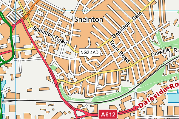 NG2 4AD map - OS VectorMap District (Ordnance Survey) NG2 4AD map - OS VectorMap District (Ordnance Survey)