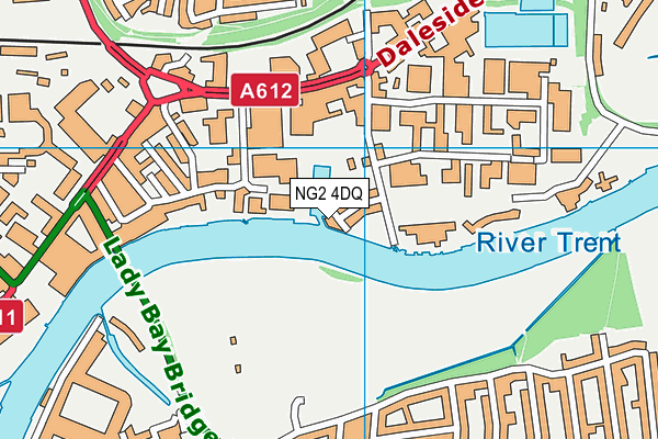 NG2 4DQ map - OS VectorMap District (Ordnance Survey) NG2 4DQ map - OS VectorMap District (Ordnance Survey)